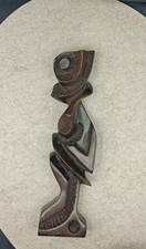 Afrikanische, handgeschnitzte Holz-Skulptur -70er Jahre