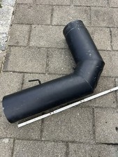 Rauchrohr Bogen 90° Revisionsklappe 15cm Stahlschornstein Kaminrohr Winkel Rohr