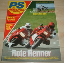 PS 10/89 Ducati 900 Supersport – 906 Paso, BMW K1 Gespann, Honda VFR 750 F