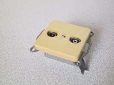 KOPP Antennendose TV-RF Dose MILANO HK02 ahorn UP Unterputz Antennen 2-Loch