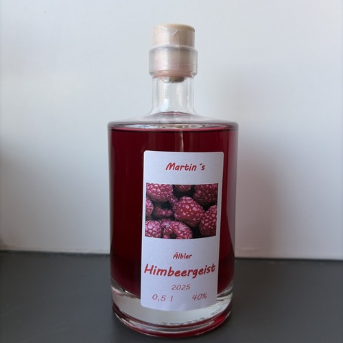 Himbeer geist schnaps l - himbeer-geist, 0,5