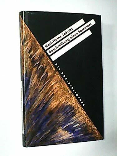 Beschreibung eines sommers - beschreibung,