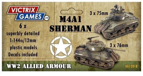 Victrix 12mm m4a1 sherman - 12mm,