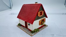 Faller H0 201 Haus Siedlerhhaus auf MDF Platte VINTAGE