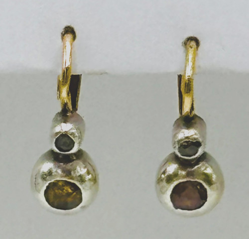 Biedermeier ohrringe 14k - ohrringe,