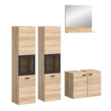 4-teiliges Badmöbel-Set