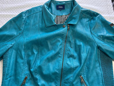 CECIL Jacke Lederimitat| Größe XXL | Damen | Petrol