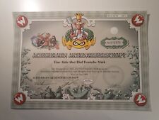 Achterbahn Aktiengesellschaft 1998 mit Kupons - Werner Comic, Flaschbier, Brösel