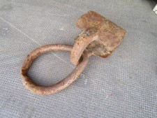 alter Eisenring Öse Gespann  1,6 kg Schrott  Konvolut Garten Eisen Rost Deko