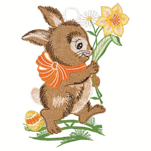 Fensterbild hase farbig 16 - "hase",, farbig,