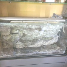 Aquarium mit Original Arstone 3D Rückwand