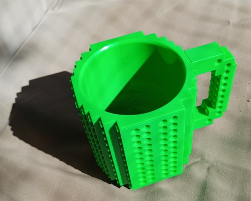 Grüne brick mug bausteintasse - brick,