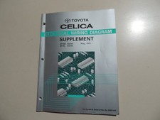 Schaltpläne wiring digram Toyota CELICA T18 AT180 ST 182 184 185 08.1991