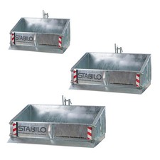 Stahl Heckcontainer Heckmulde Mulde Kippmulde Kat 1 Traktor 100 120 150 cm Breit