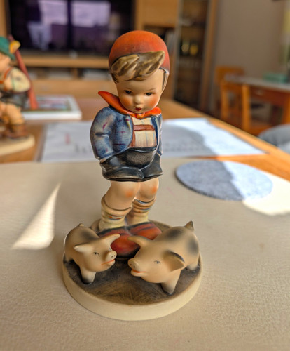 Goebel keramikfigur junge mit - goebel,