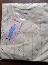 Herren Langarm-Nachthemd Gr. XL