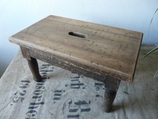 Hocker Holz Fußschemel Stuhl