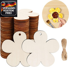 Holzdeko Anhänger zum Bemalen