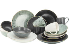 Industrial Gold Kombiservice Geschirr 16tlg Steinzeug 4 Personen CreaTable 14634