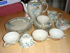 Kaffeegeschirr TETTAU Blümchen ca. 60er Jahre nicht komplett