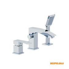 Sagetta Brausemischer Wanneneinlauf Badewannenmixer Handbrause chrom #16