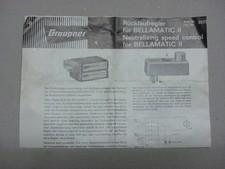 Graupner Rücklaufregler für