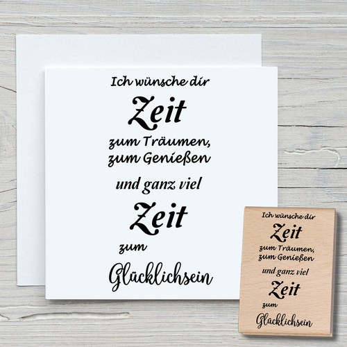 Stempel ich wünsche dir - ich,
