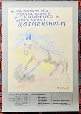 Theaterplakat - Rosmersholm -
