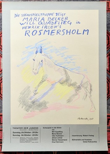 Theaterplakat rosmersholm - theaterplakat,