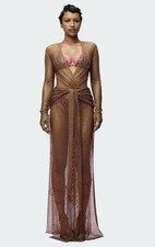 adidas Originals IVY PARK CRYSTAL MESH COVER-UP -Maxikleid Xl Netzkleid 