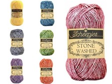 SCHEEPJES STONE WASHED Mischgarn für Kleidung und Amigurumi (50g, Farbauswahl)