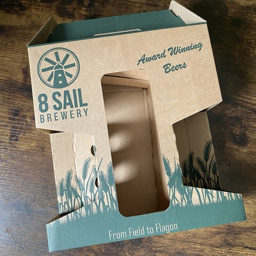 Segel brauerei karton bier - brauerei,