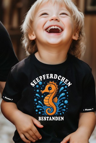 Seepferdchen kinder shirt - t,