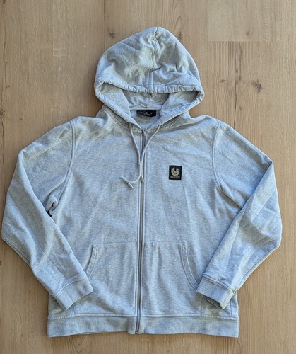 Belstaff zip hoodie grau - hoodie,