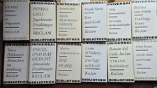 12 Taschenbücher Reclam