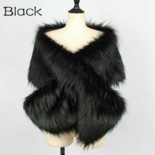 Damen winter kunstfell schal - damen,