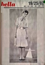 80er Retro Schnittmuster Kleid