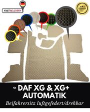 LKW Fußmatten passend für DAF XG XG+ mit luftgefedertem Beifahrersitz 6-teilig