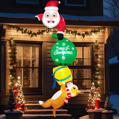 Aufblasbare weihnachtsdeko - aufblasbare,