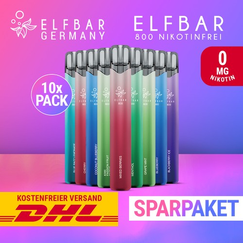 10x elfbar 800 nikotinfrei - 10x,