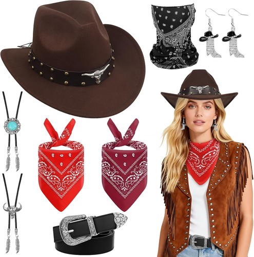 Cowboy kostüm damen - cowboy, komplett