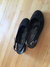 Sling Pumps 38 Schwarz