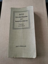 Jans schwedisch-deutsches deutsch-schwedisches  Taschenwörterbuch 1953 Förlag