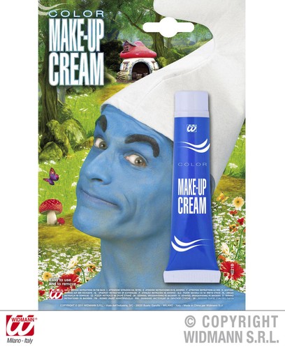 Blaue schminke tube - schminke,