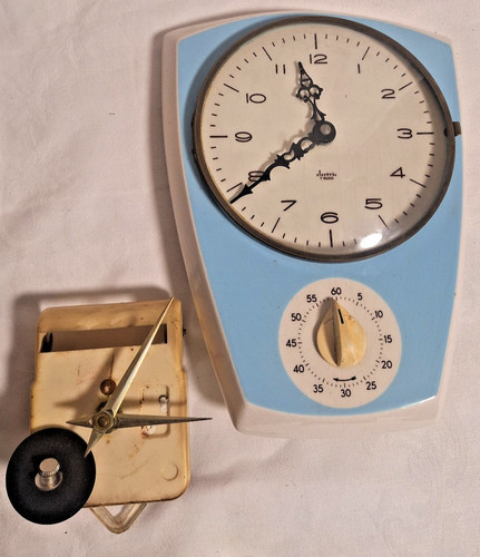 Electric keramik wanduhr - keramik, 50er