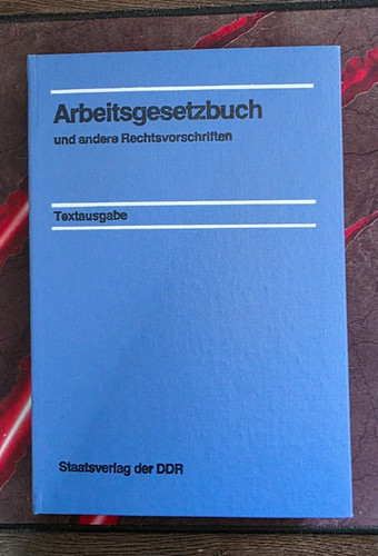 Arbeitsgesetzbuch staatsverlag - arbeitsgesetzbuch,