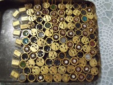 ELEKTRONIK BAUTEILE*TRANSISTOREN KONVOLUT*GOLD GEHÄUSE*RFT*RUSSISCHE*BASTLER