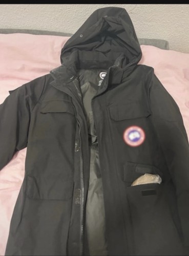 Winterjacke schwarz mit - schwarz,