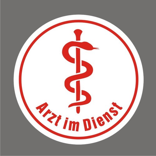 Arzt dienst aufkleber - arzt,