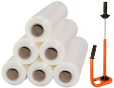 6 x Rollen Stretchfolie 23 my